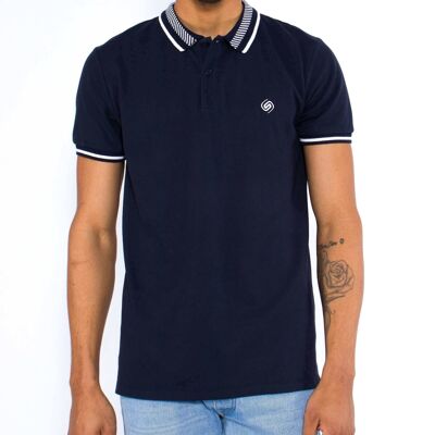 Polo Diagonale - Blu Navy