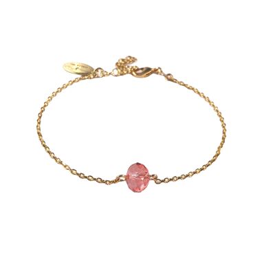 Bracelet luminance - rose