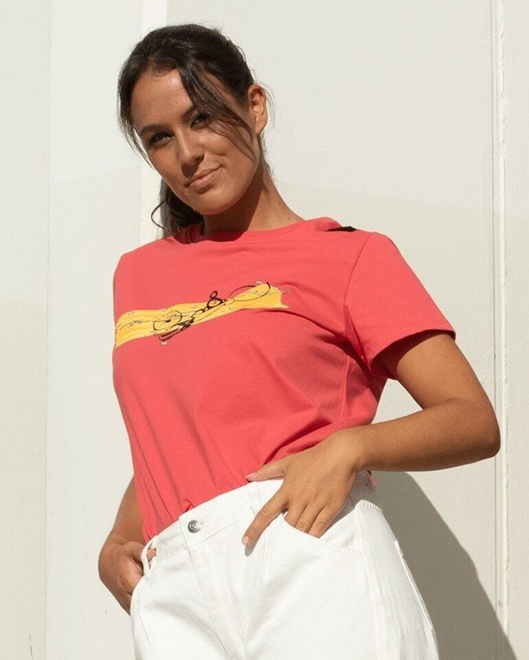 Maglietta Flick - Corallo