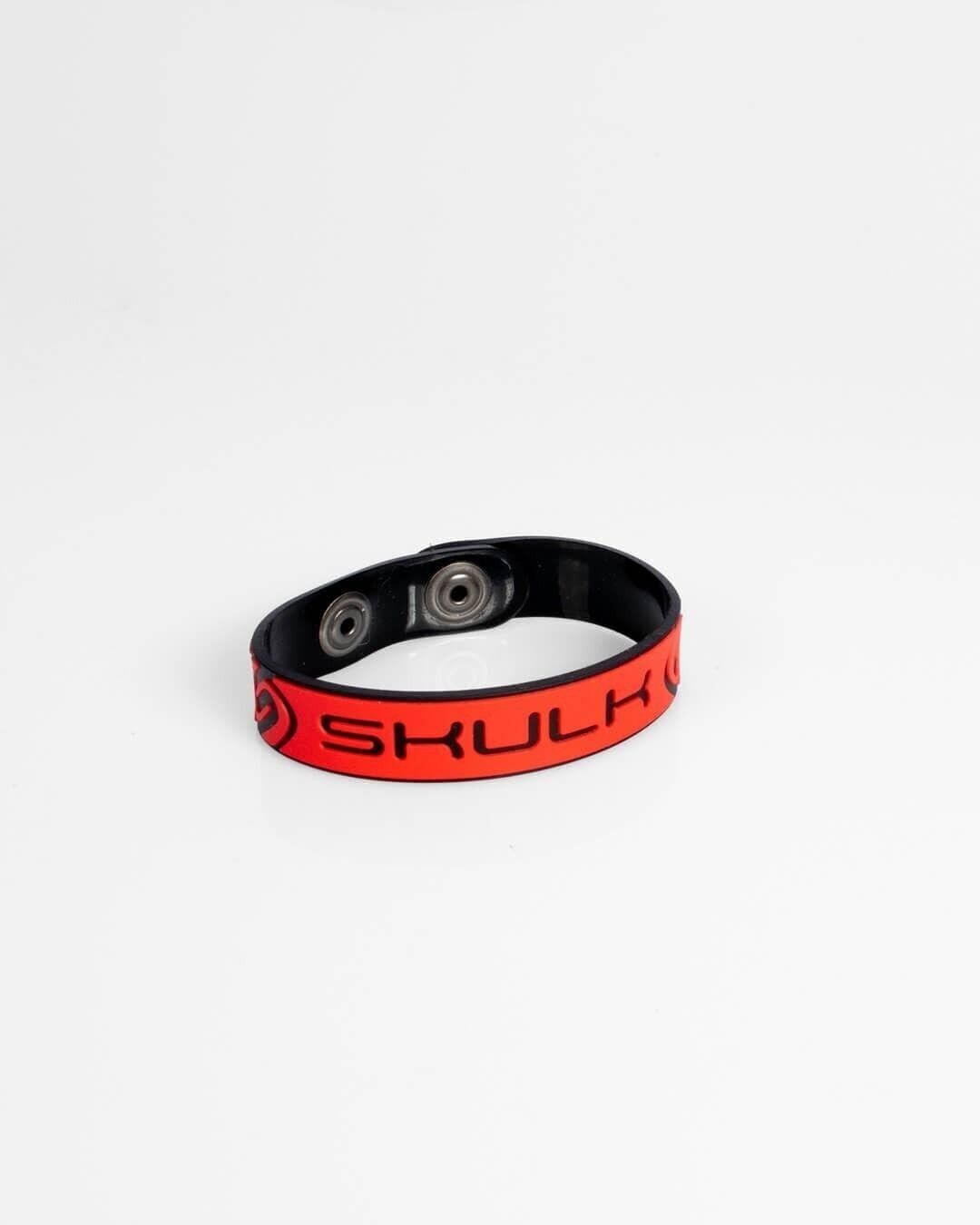 Bracciale Skulk - Nero e Rosso