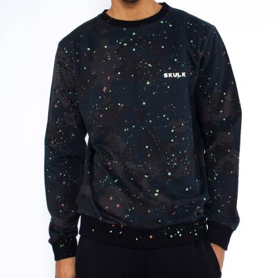 Sudadera Puntos - Negro