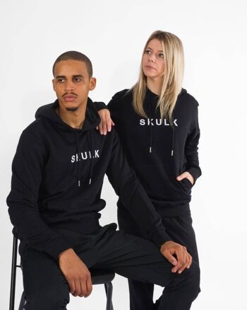 Sweat à capuche Skulk Basic - Noir 1