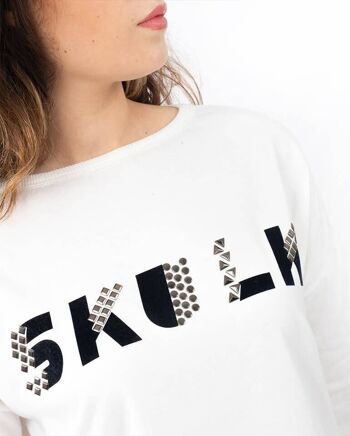 T-shirt manches longues SK Blanc 4