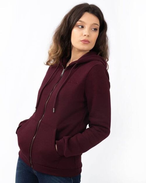 Jacket Basic Women Burgundy