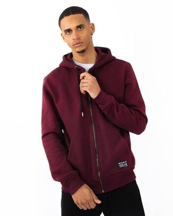 Veste Basic Bordeaux 1