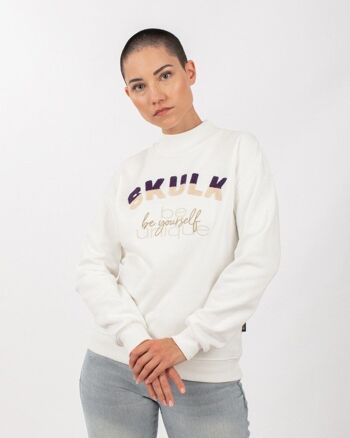 Sweat Unique Blanc Cassé 3