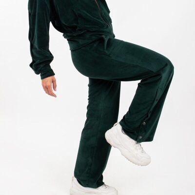 Pantaloni da jogging in ottone verde