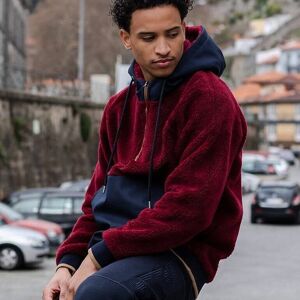 Sweat Capuche Borderland Bordeaux