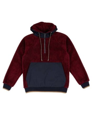 Sweat Capuche Borderland Bordeaux 2