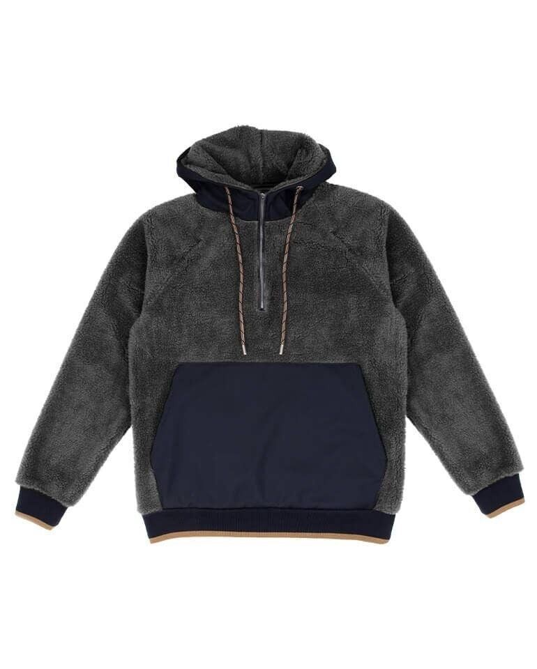 Felpa con cappuccio Borderland Grey