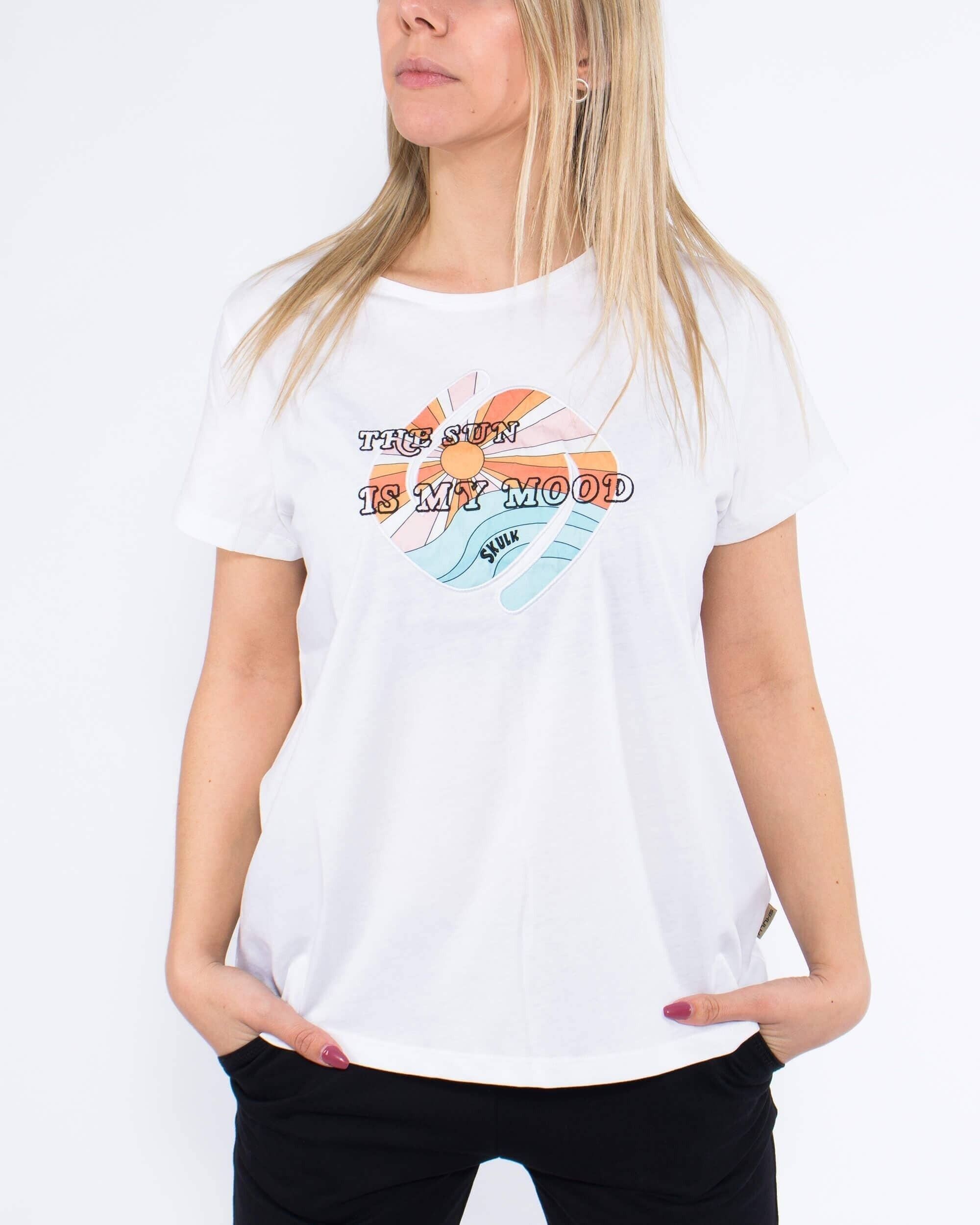 Maglietta Sole - Bianca