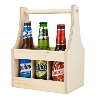 6 Beer Bottle Carrier, (265x182x284mm)