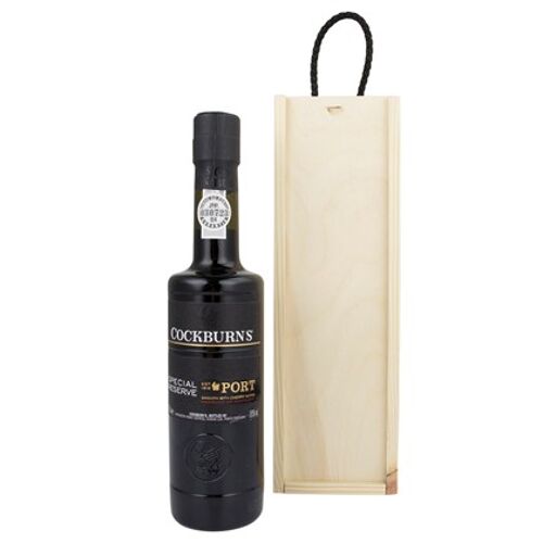 1/2 Bottle Wooden Wine Box, (286x96x96mm)