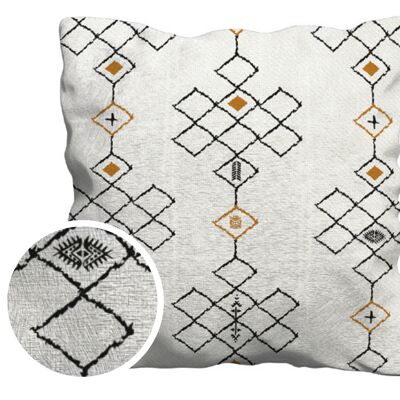 BERBER CURRY velvet cushion inside 45x45 cm