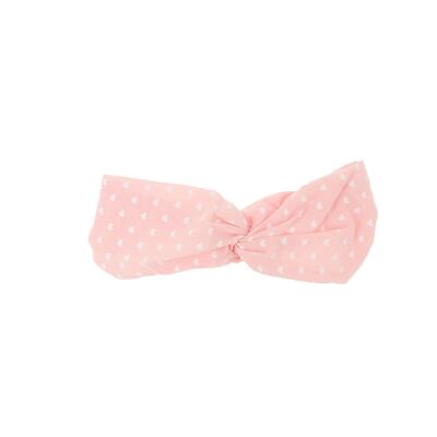 Hearts Printed Fabric Headband - Adjustable