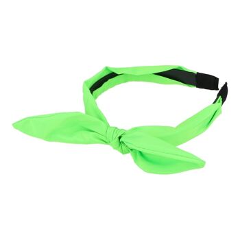 Bandeau à nœud rigide pour enfants - Couleurs fluo assorties