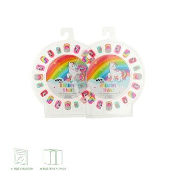 Set Manucure - Trousse de 20 Faux Ongles Licorne 2