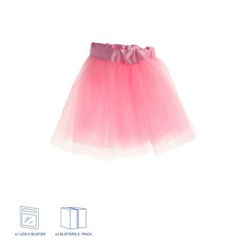 Ensemble Ballerine - Tutu Rose et Bandeau Lapin à Fleurs 2