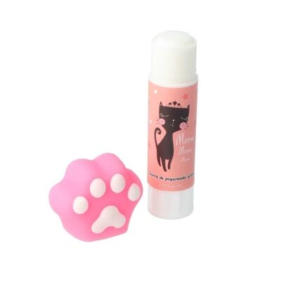 Katzen-Klebestift – Pink Paw Cap
