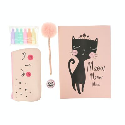Stationery set 'Kitten Collection'