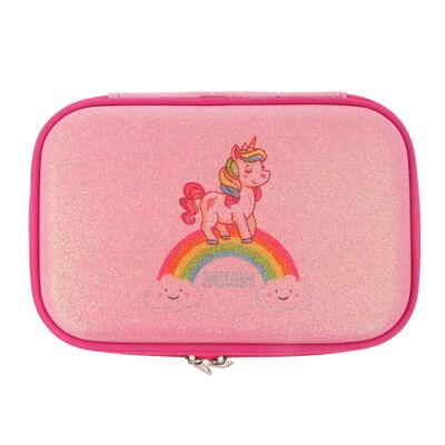 Unicorn Pencil Case - Complete Kit - Zipper - Pink