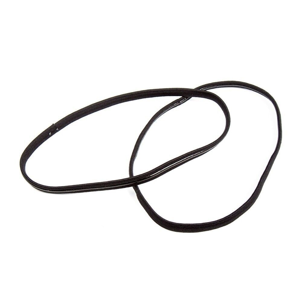 Set 2 Cintas Elásticas para el Pelo - Cinta Silicona - Negra
