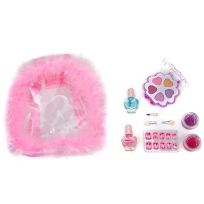 Set de Maquillaje Infantil con Mochila Transparente