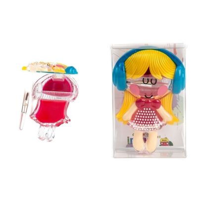 Lipgloss Doll Container – Himbeere und Erdbeere – Glutenfrei