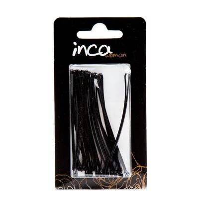 Pack 20 Horquillas Grandes y Curvas para el Pelo - Negro