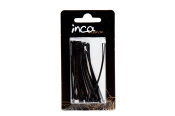 Pack 20 épingles à cheveux larges et sinueuses - Noir