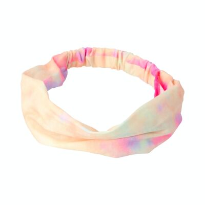 Adjustable Children's Headband - Tie-Dye Fabric