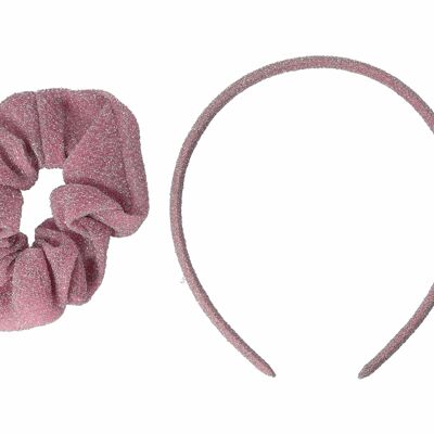 Children's Headband and Hair Scrunchie - Glitter