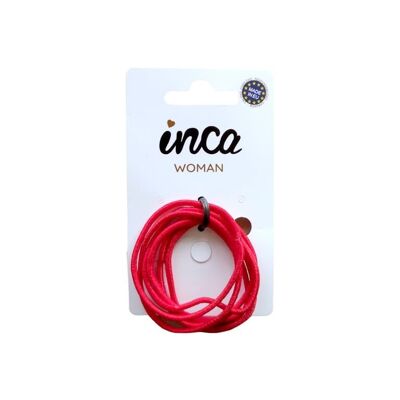 Pack of 12 Hair Bands - Polyamide - 5 Colors