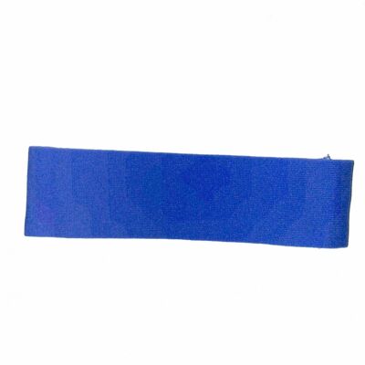 Elastisches Haarband - Breite 5 cm - Electric Blue