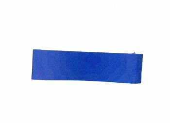 Bandeau Élastique pour Cheveux - Largeur 5 cm - Bleu Electrique