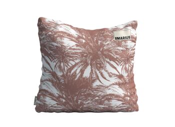 Coussin CANOPÉE LUXE Terre 75x75 cm