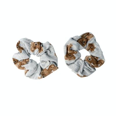 Set of 2 Padded Hair Bands - Scrunchie - 3 Colors