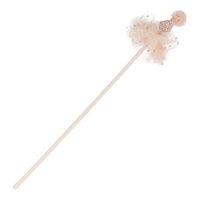 Children's Princess Wand with Hat and Tulle - Pink