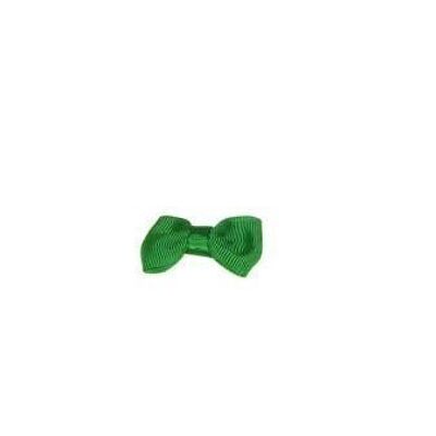 Pack 2 Hair Bows with Clip - Green and Silver