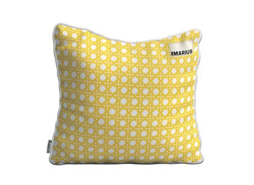 Coussin CANNAGE Mimosa 45x45 cm
