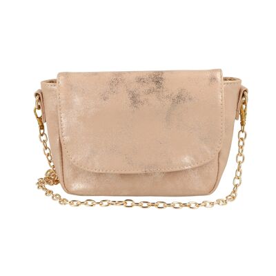 Small Women's Bag - Golden Strap and Zipper - Party