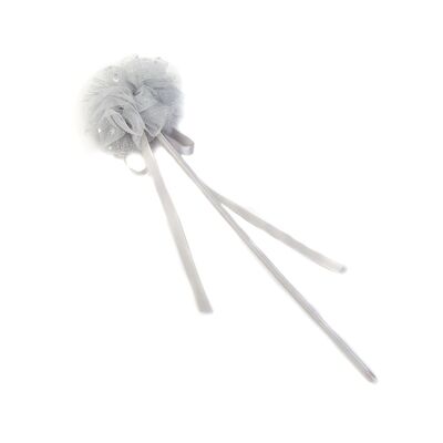 Costume for Girl - Wand with Tulle and Pompom - 3 Colors