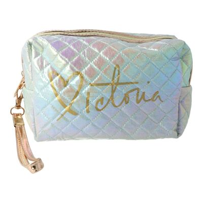 Victoria Padded Toiletry Bag - Zip and Detachable Handle