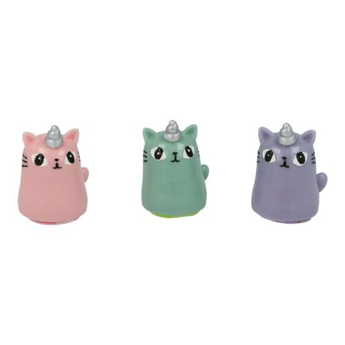 Lip Gloss Infantil de Gatito y Unicornio - 3 Colores