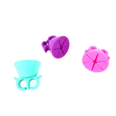 Silicone Nail Polish Holder - Various Colors