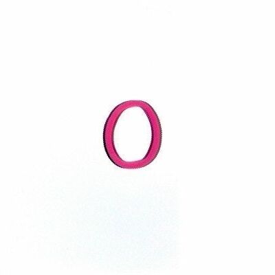 Pack of 6 Hair Bands - Acrylic - Fuchsia Pink
