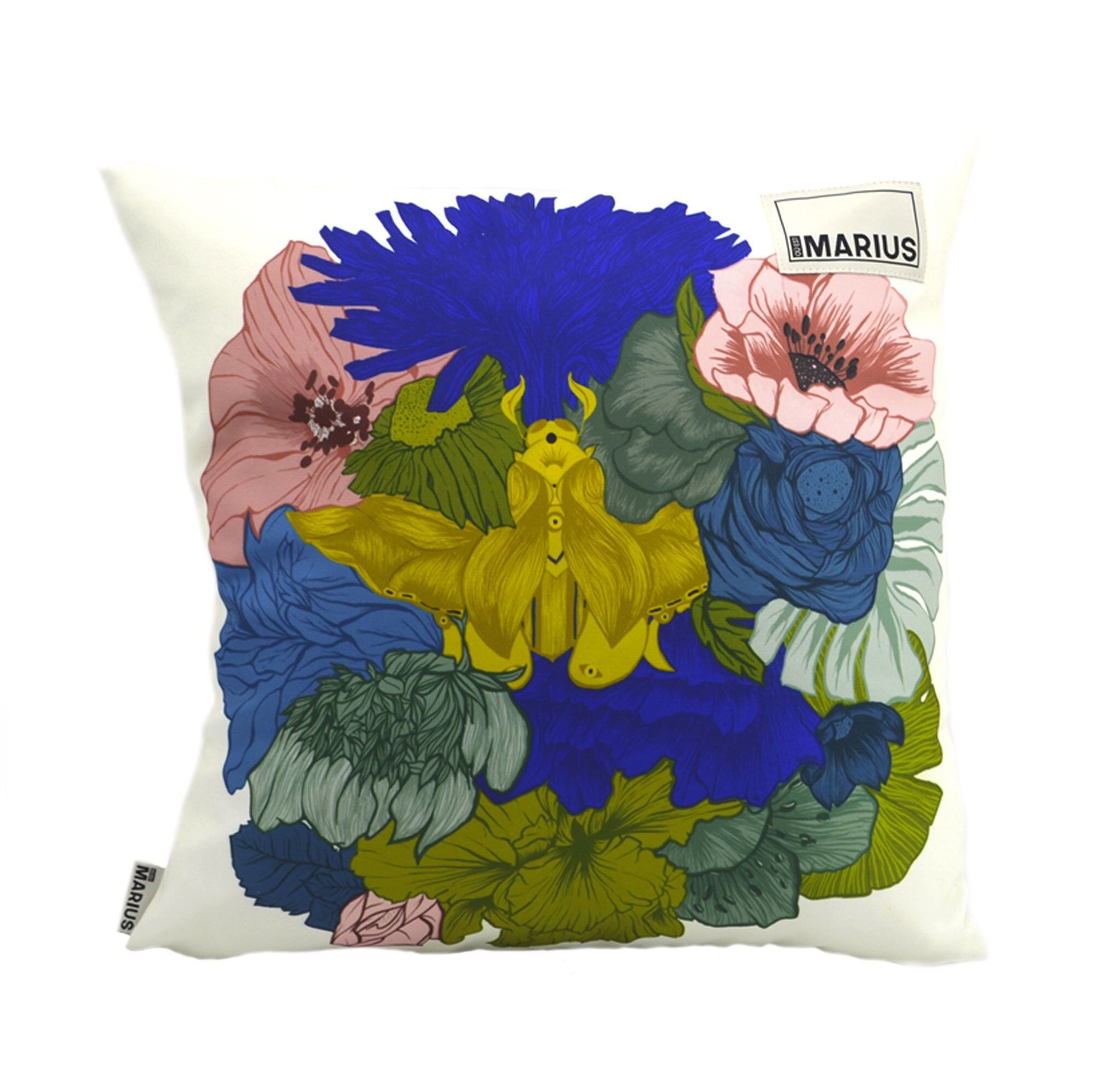 Käfer Medaillon Kissen 50x50 cm