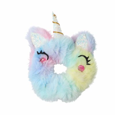 Scrunchie Infantil - Gomilla para el Pelo con Unicornio