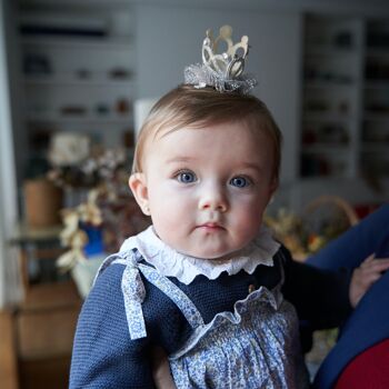 2 Barrettes Enfant - Tulle avec Étoile et Couronne 4