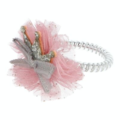 Curly Hair Scrunchie - Telephone Cable - Tulle and Crown
